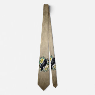 The grace and elegance of the raven. tie