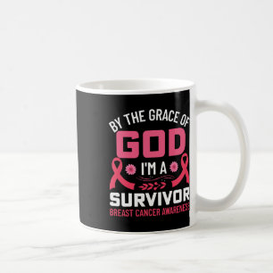 The Grace Of God I Am A Breast Cancer Survivor 1 Coffee Mug