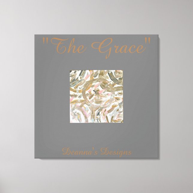 "The Grace" Stretched Canvas Print- Custom Print (Front)