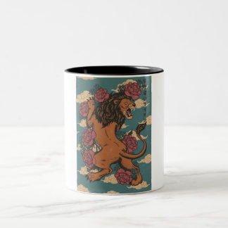 The Gracious Lion Two-Tone Coffee Mug