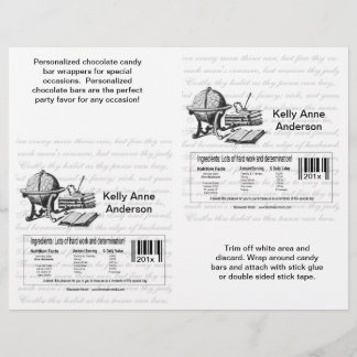 The Graduate Candybar Wrappers (With Nutritional F