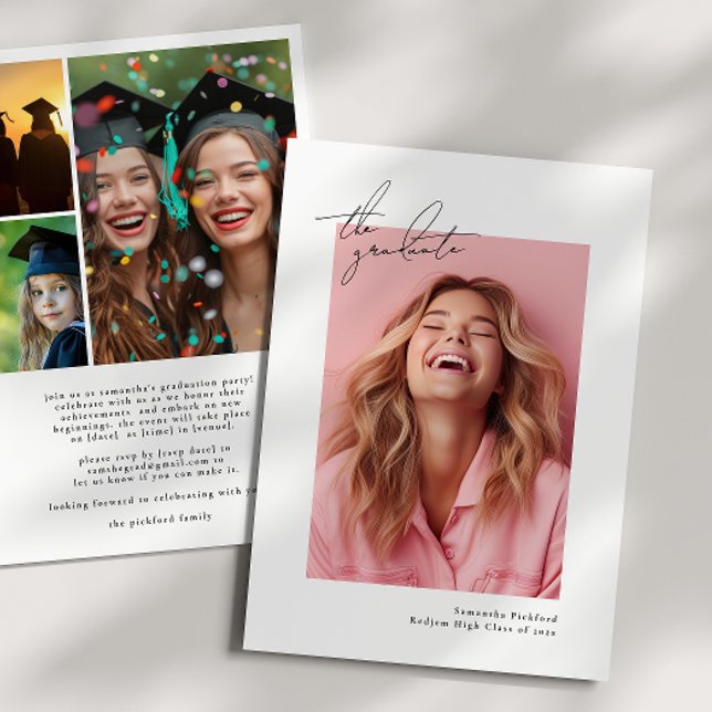 The Graduate Custom Multi Photo College 2025 Announcement (Creator Uploaded)