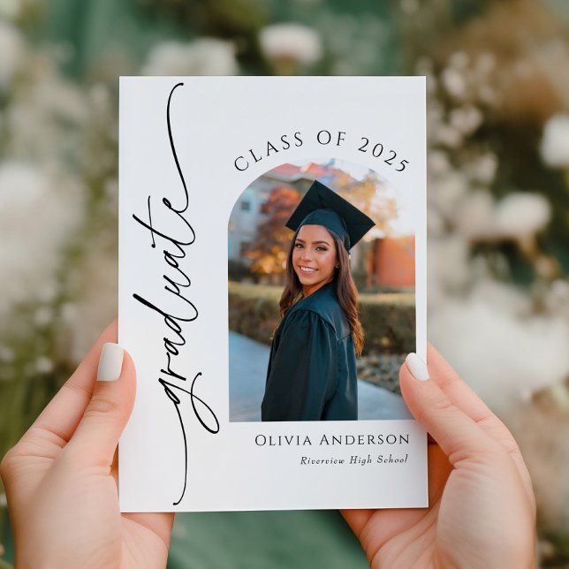 The Graduate Graduation Announcement with Photo (Creator Uploaded)