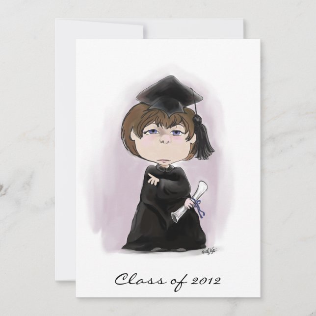 "The Graduate" Graduation Invitation (Front)
