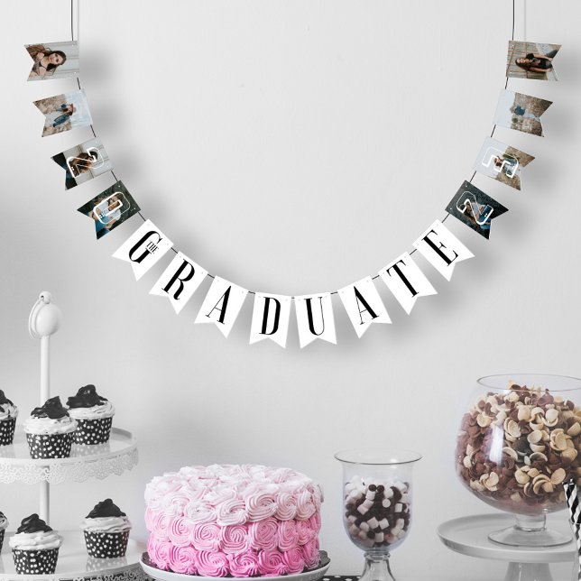 The Graduate Photo Collage Graduate Year Party Bunting (Creator Uploaded)