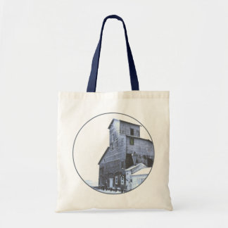 The Grain Elevator In Winter Tote Bag