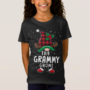 The grammy Gnome Matching Family Christmas Pajama T-Shirt