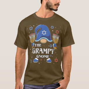 The Grampy Gnome Hanukkah Matching Family Pajama T-Shirt