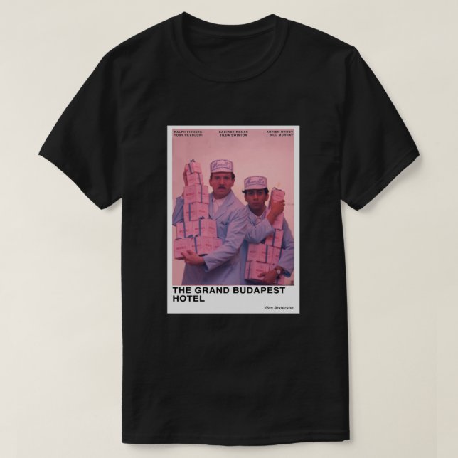 The Grand Budapest Hotel T-Shirt (Design Front)
