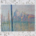 The Grand Canal by Claude Monet Jigsaw Puzzle<br><div class="desc">The Grand Canal (1908) by Claude Monet is a vintage impressionism fine art painting featuring the Santa Maria della Salute from the centre of the canal, You can see the gondola poles coming out of the water and reaching for the sky. About the artist: Claude Monet was a founder of...</div>