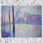 The Grand Canal by Claude Monet Jigsaw Puzzle<br><div class="desc">The Grand Canal (1908) by Claude Monet is a vintage impressionism fine art painting featuring the Santa Maria della Salute from the centre of the canal, You can see the gondola poles coming out of the water and reaching for the sky. About the artist: Claude Monet was a founder of...</div>