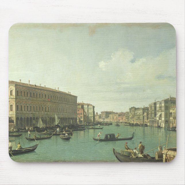 The Grand Canal from the Rialto Bridge Mouse Mat (Front)