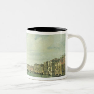 The Grand Canal from the Rialto Bridge Two-Tone Coffee Mug