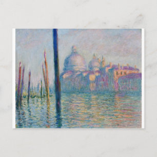 The Grand Canal in Venice 01 by Claude Monet Postcard