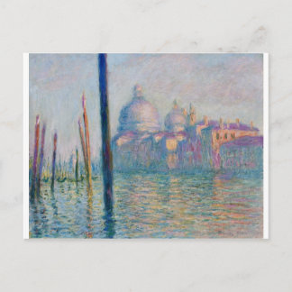The Grand Canal in Venice 01 by Claude Monet Postcard
