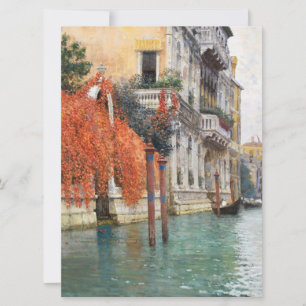 The Grand Canal in Venice (by Vincenzo Caprile) Card