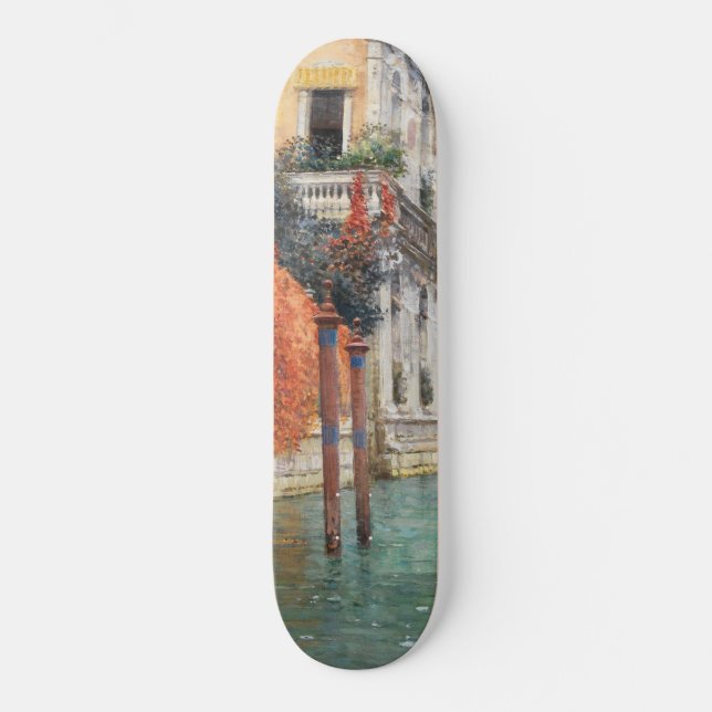 The Grand Canal in Venice (by Vincenzo Caprile) Skateboard (Front)