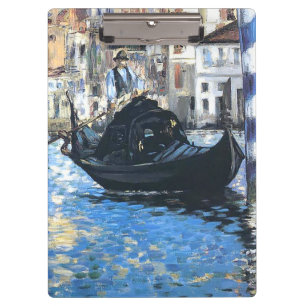 The grand canal of Venice Edouard Manet Clipboard