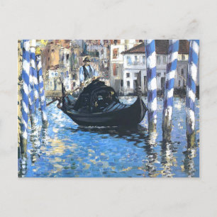 The grand canal of Venice  Edouard Manet Postcard