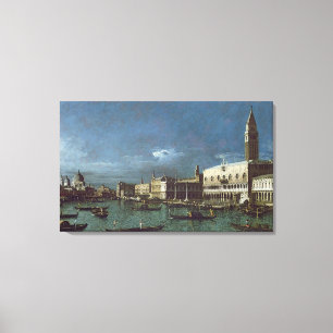 The Grand Canal with the Church of Santa Maria Canvas Print