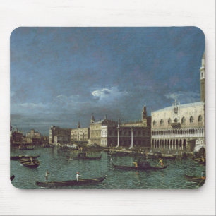 The Grand Canal with the Church of Santa Maria Mouse Mat