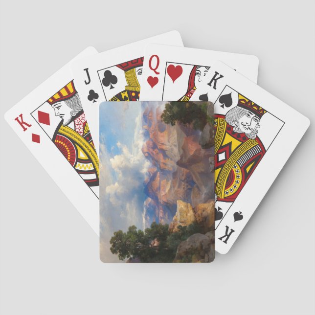 The Grand Canyon, 1913 by Thomas Moran Playing Cards (Back)