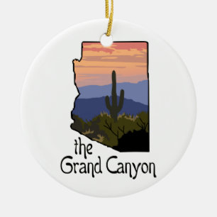 The Grand Canyon Ceramic Tree Decoration