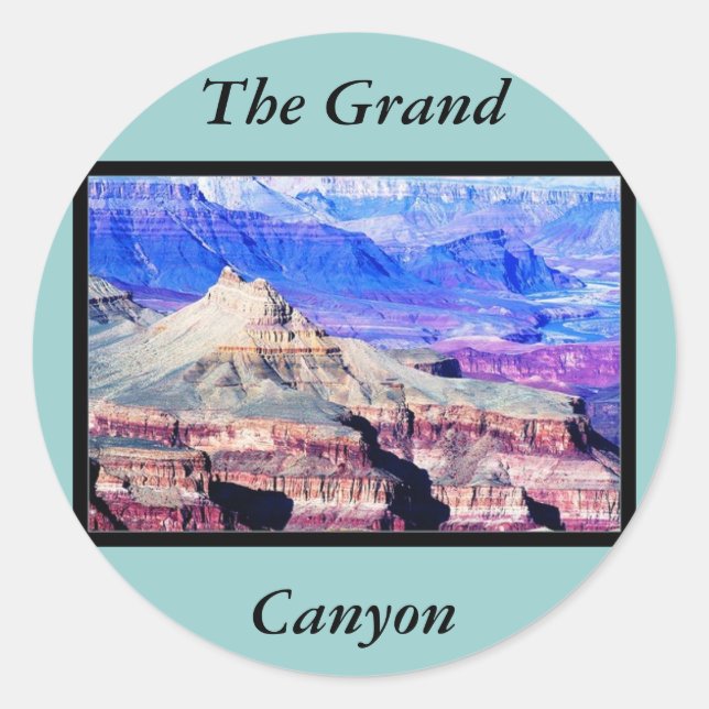 The Grand Canyon National Park Classic Round Sticker (Front)