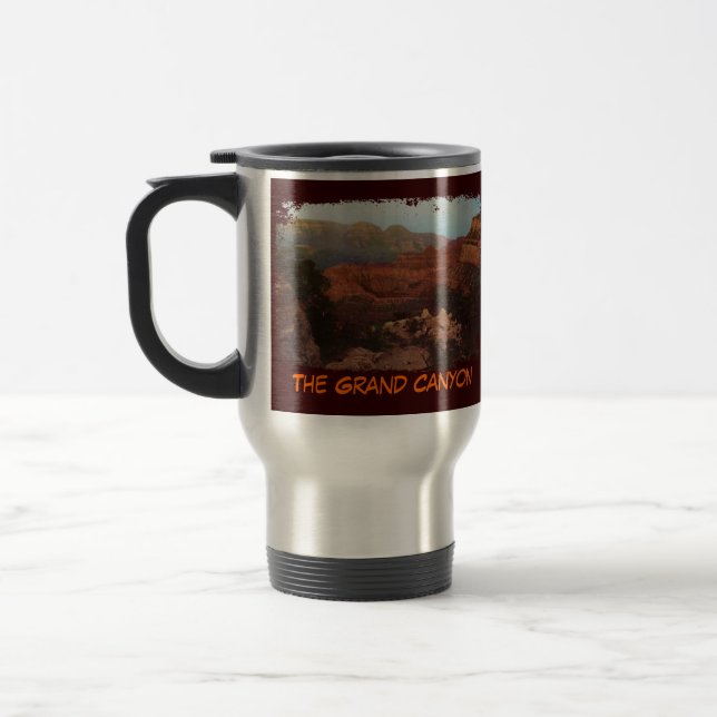 The Grand Canyon Painted Travel Mug (Left)
