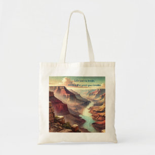 The Grand Canyon & Quote Tote Bag