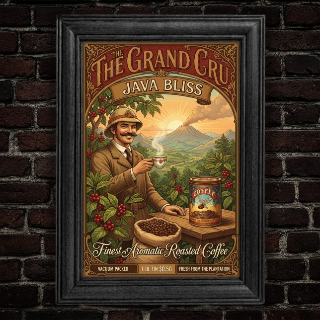 The Grand Cru Java Bliss Coffee Poster (Creator Uploaded)