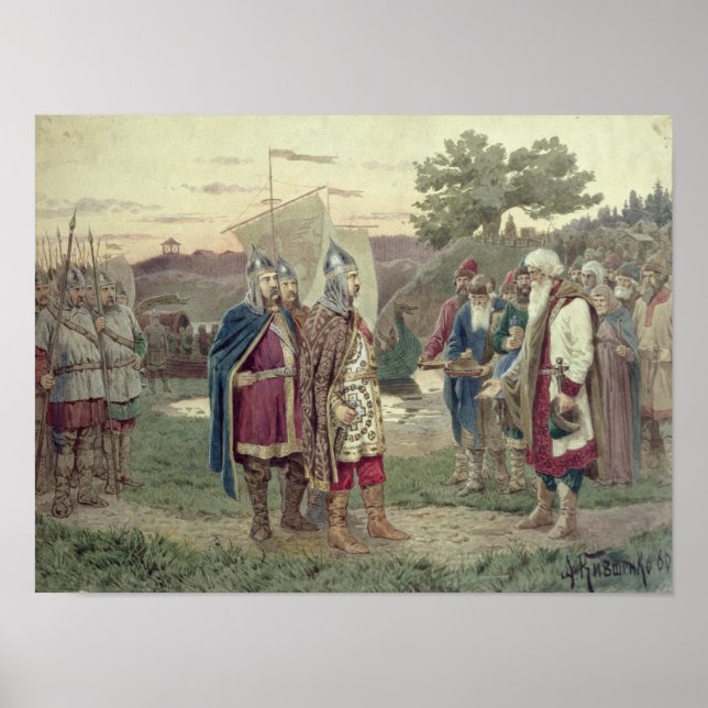 The Grand Duke Meeting with the People Poster (Front)
