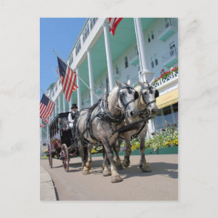 The Grand Hotel - Mackinac Island, Michigan Postcard