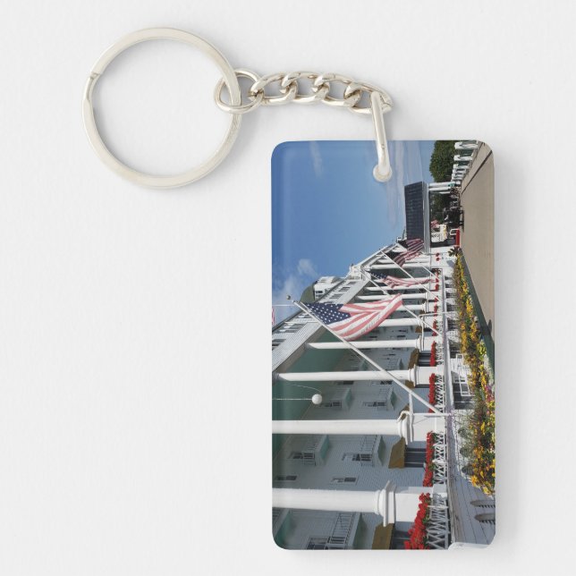 The Grand Hotel on Mackinac Island, Michigan Key Ring (Front)