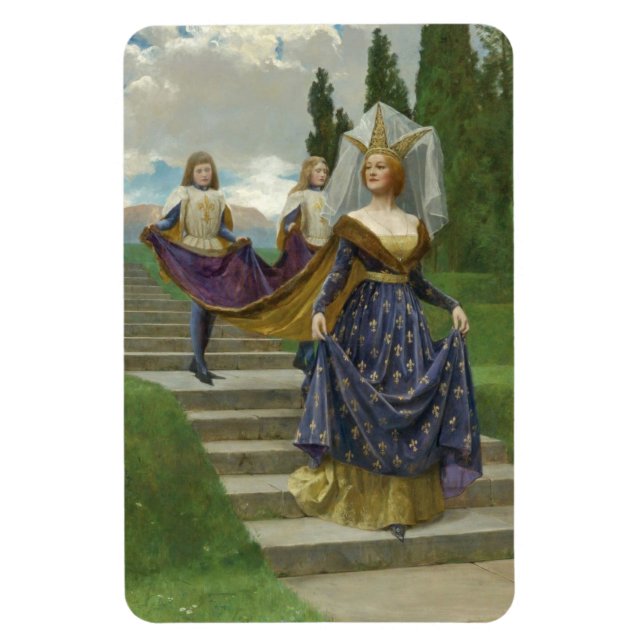 The Grand Lady (by John Collier) Magnet (Vertical)