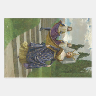 The Grand Lady (by John Collier) Wrapping Paper Sheet