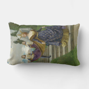 The Grand Lady (Mediaeval Aristocratic Woman) Lumbar Cushion