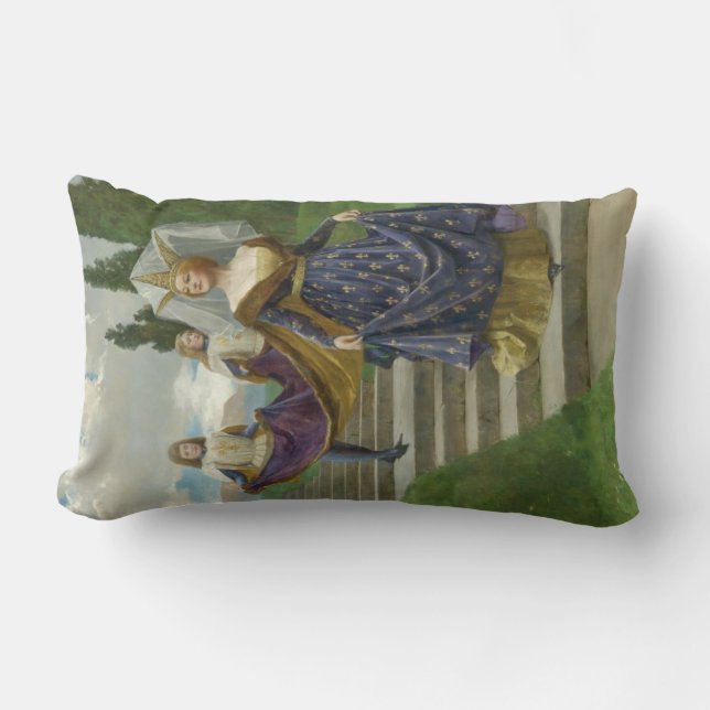 The Grand Lady (Mediaeval Aristocratic Woman) Lumbar Cushion (Front)