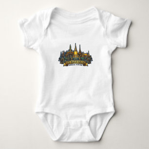 THE GRAND PALACE, BANGKOK BABY BODYSUIT