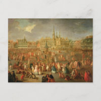 The Grand Place during Mardi Gras, Cambrai, 1765