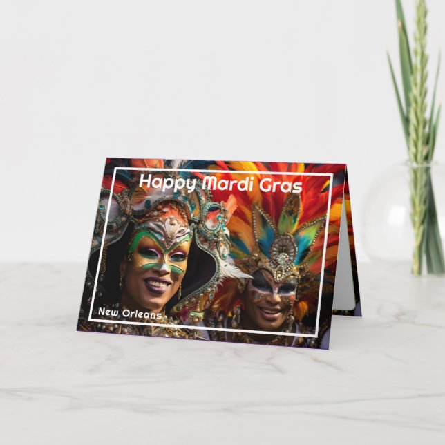 💚💜💛The Grand Revelry: Mardi Gras Magic Card (Front)