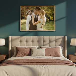 The "Grand Romance"   36x24 Custom Wedding  Photo Print