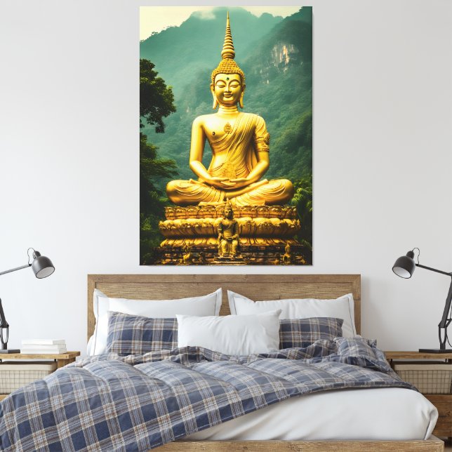 The Grand Samadhi of Suvarna Canvas Print (Insitu(Bedroom))