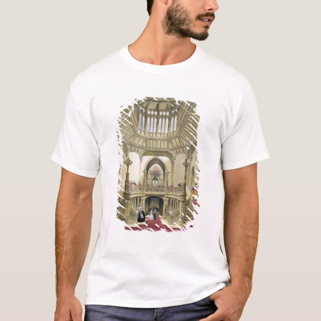 The Grand Staircase, Windsor Castle, from 'A Histo T-Shirt (Front)
