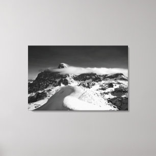 The Grand Teton and the cathedral group as Canvas Print