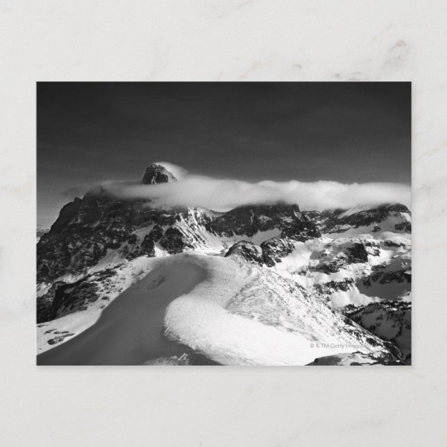 The Grand Teton and the cathedral group as Postcard (Front)