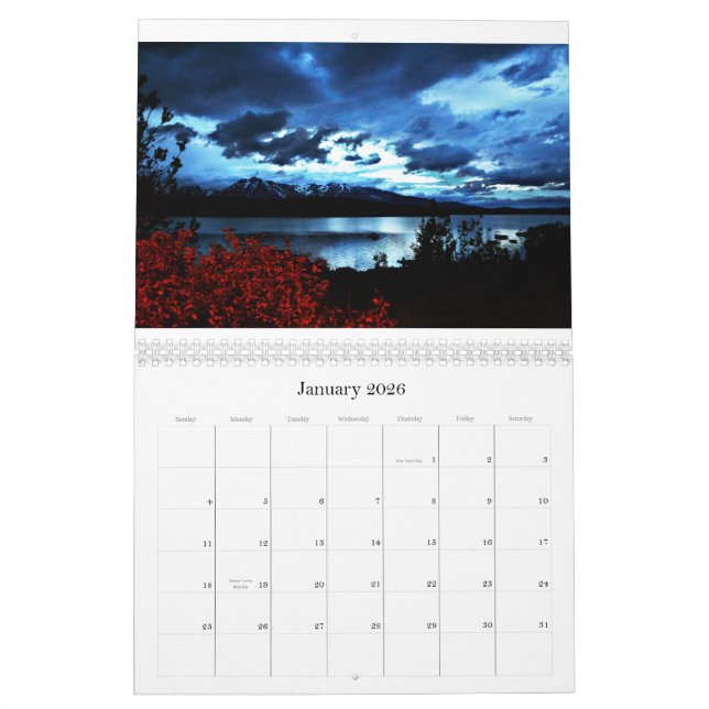 The Grand Tetons Calendar (Jan 2026)