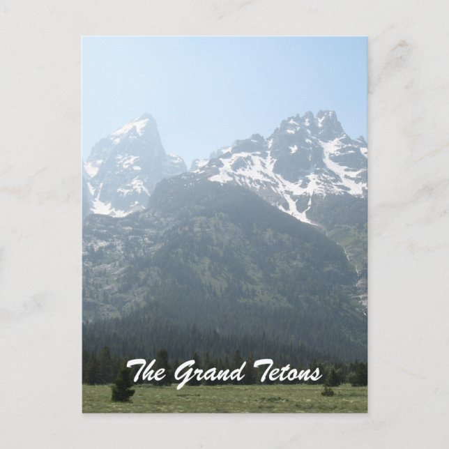 The Grand Tetons Postcard (Front)
