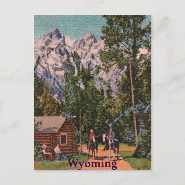 The Grand Tetons - Wyoming Postcard (Front)