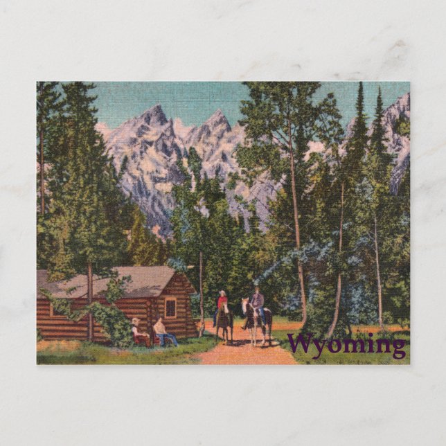 The Grand Tetons - Wyoming Postcard (Front)